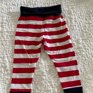 Handmade red white and blue cotton pants